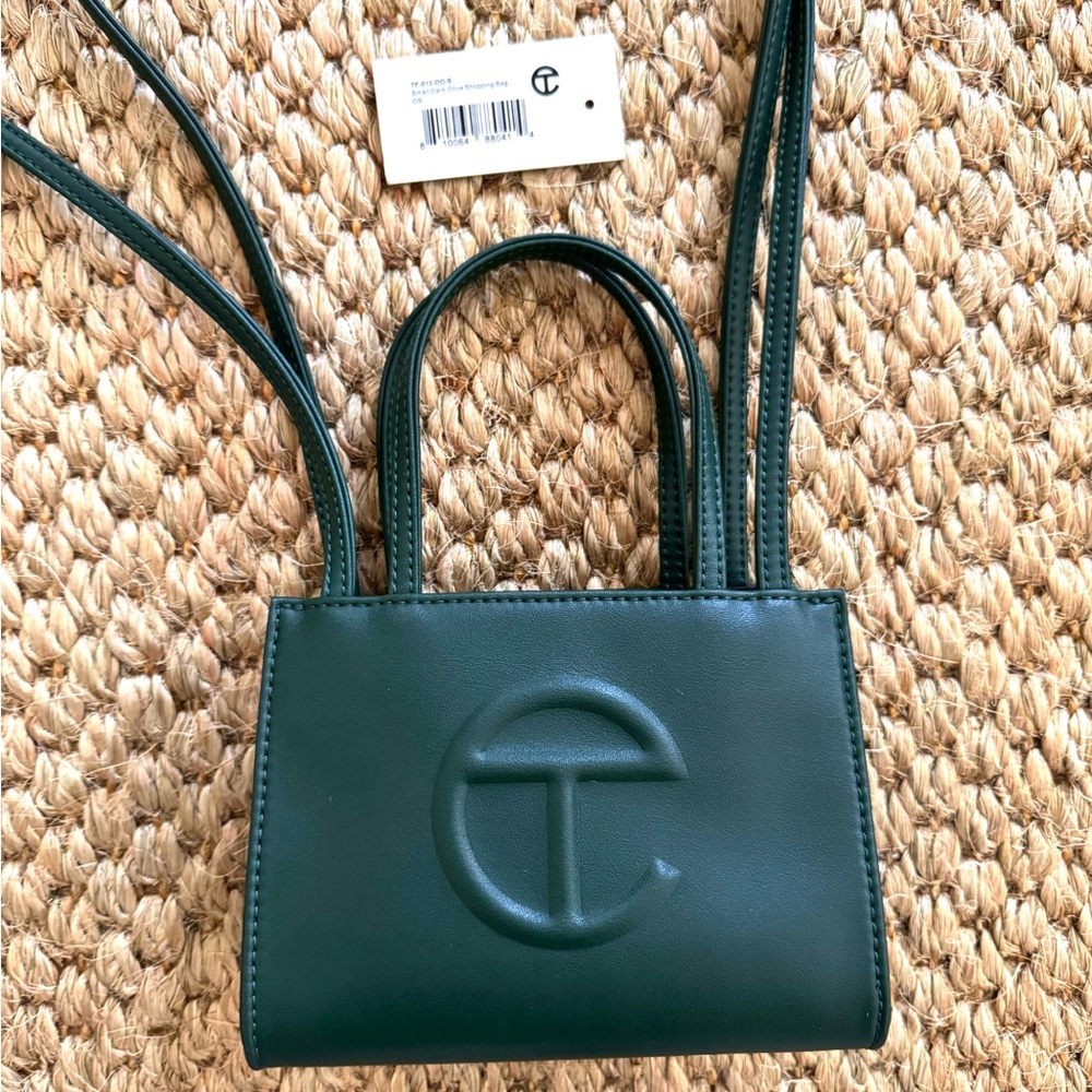 Telfar Dark Olive Small Shopping Bag